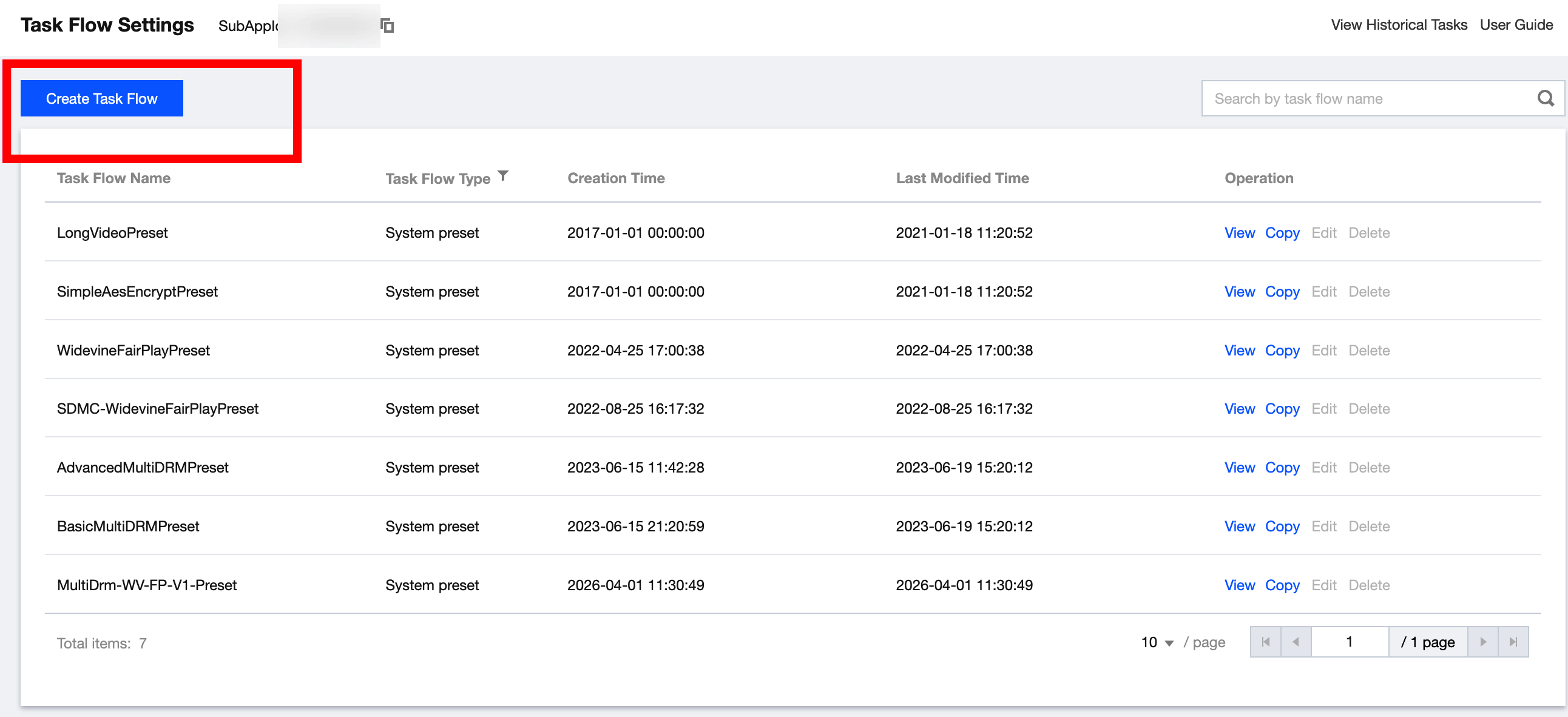 Create your own task flow