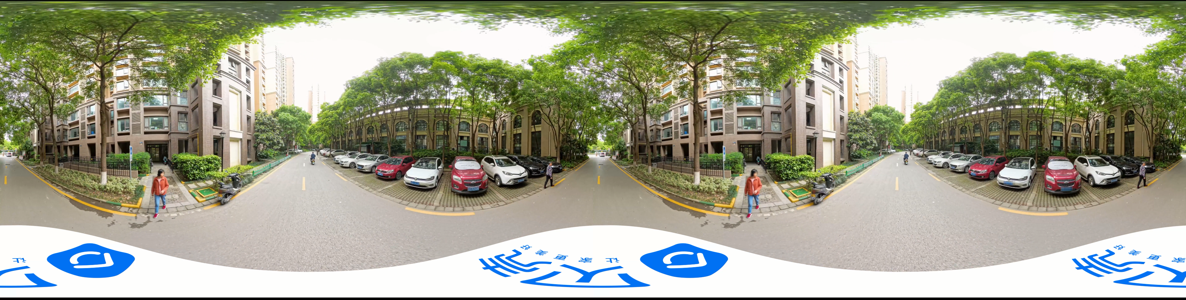 The left figure: Original video image. The right figure: Human faces and license plates with mosaics.