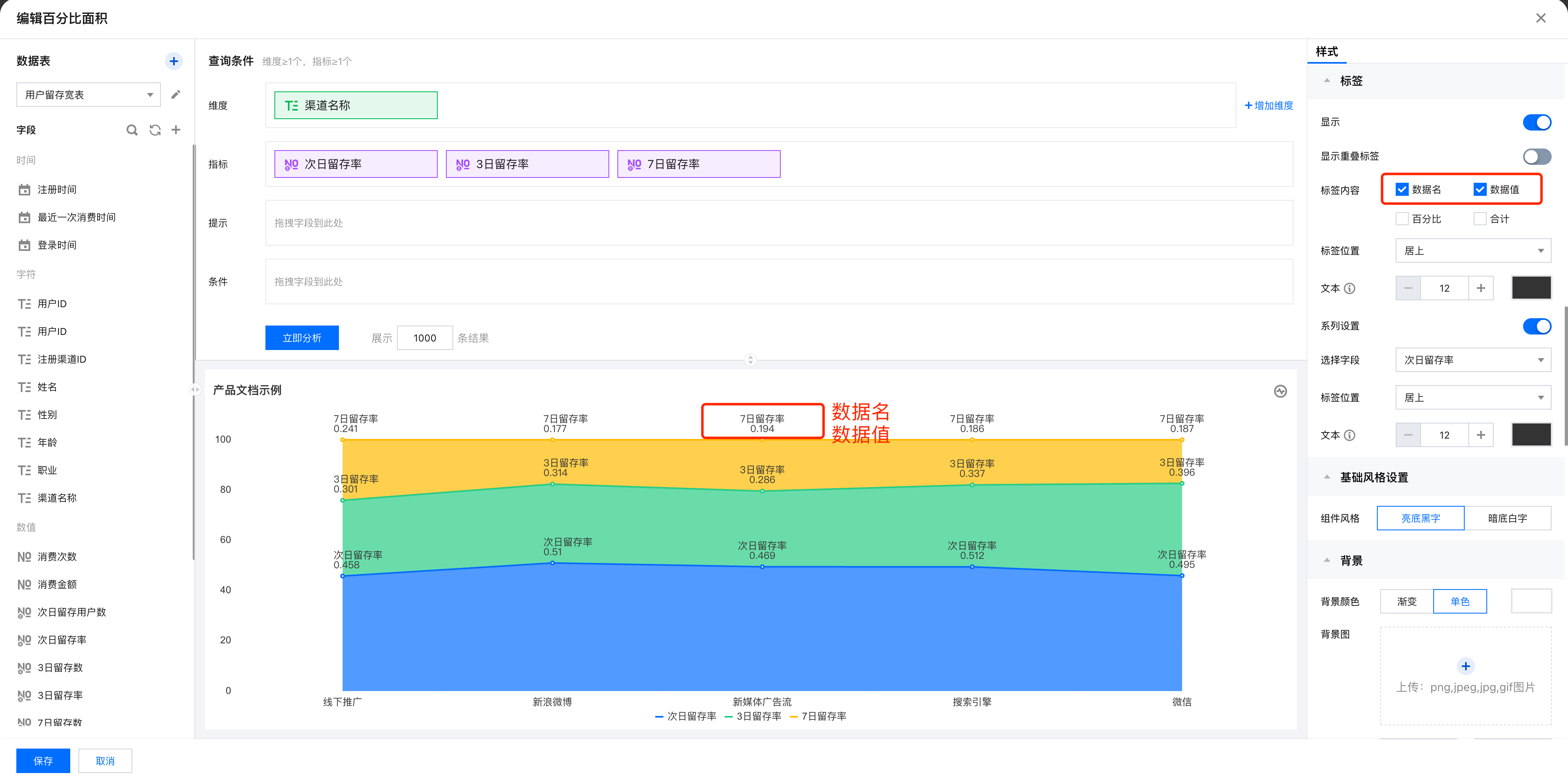 数据名和数据值