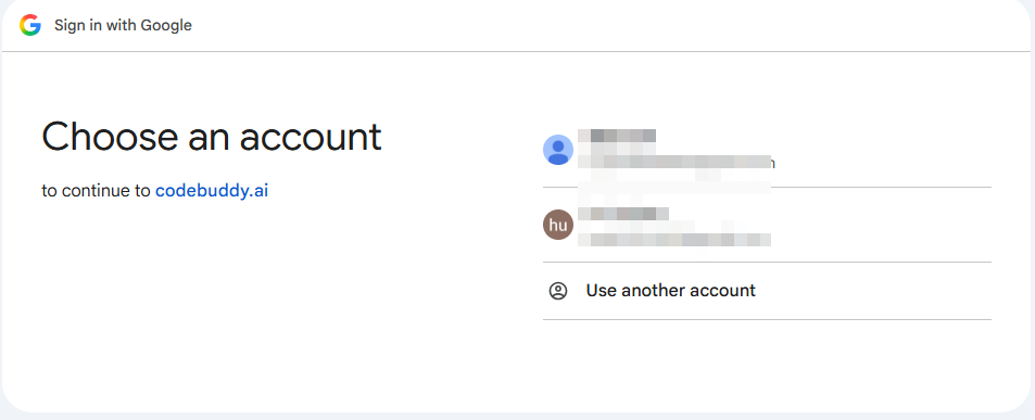 Log in with an account.