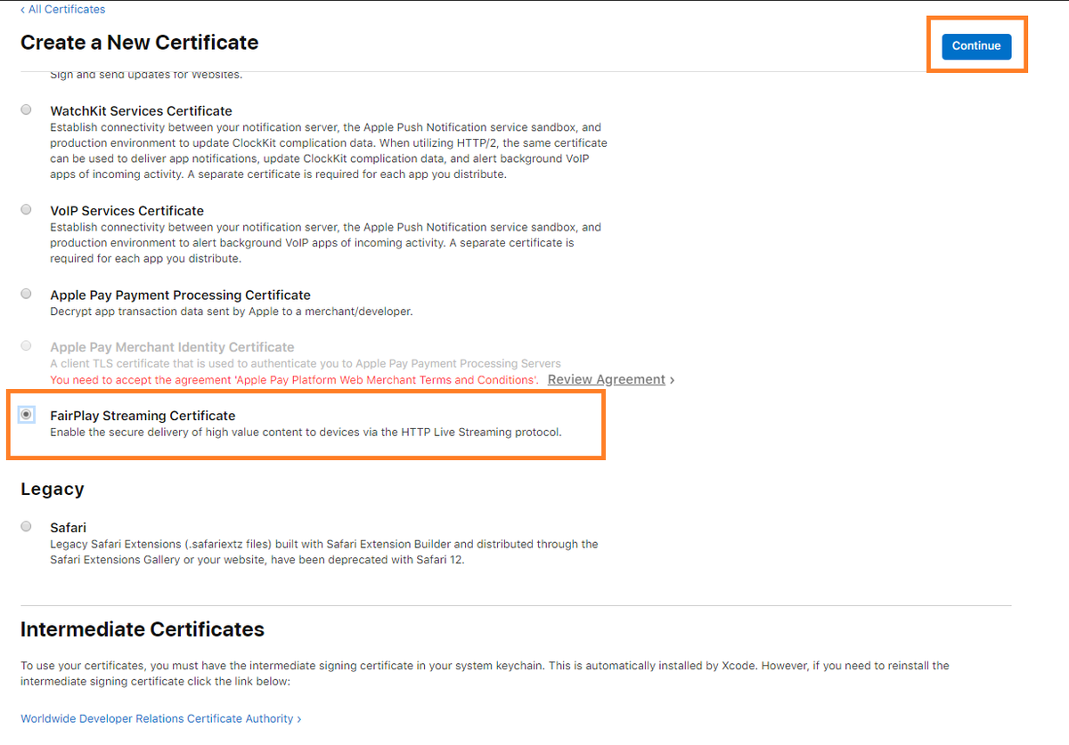 Fairplay証明書の申請