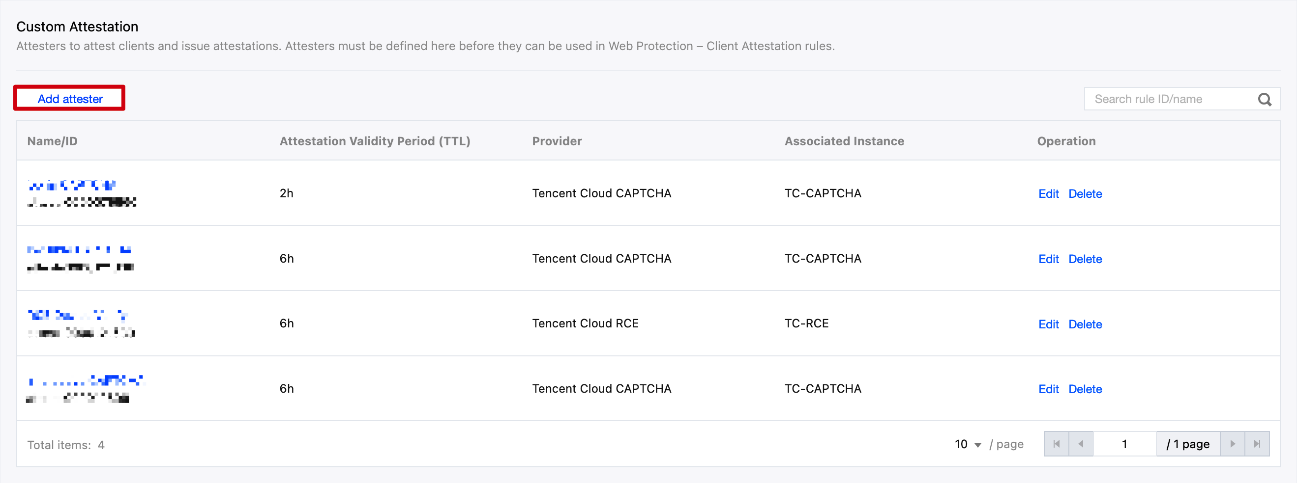 Client Authentication: Custom Verification List